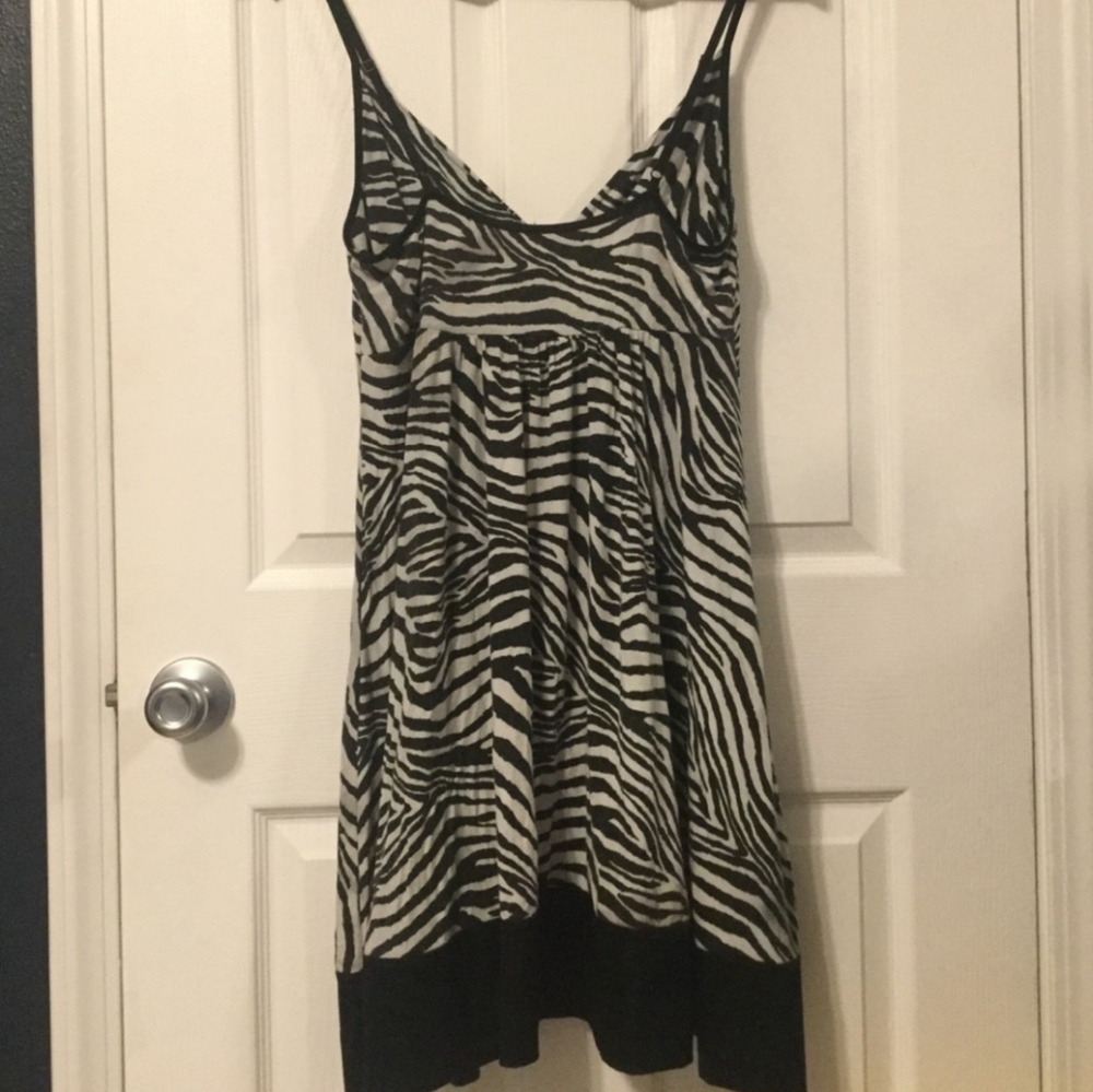 Express, Zebra Printed Summer Dress - image 5